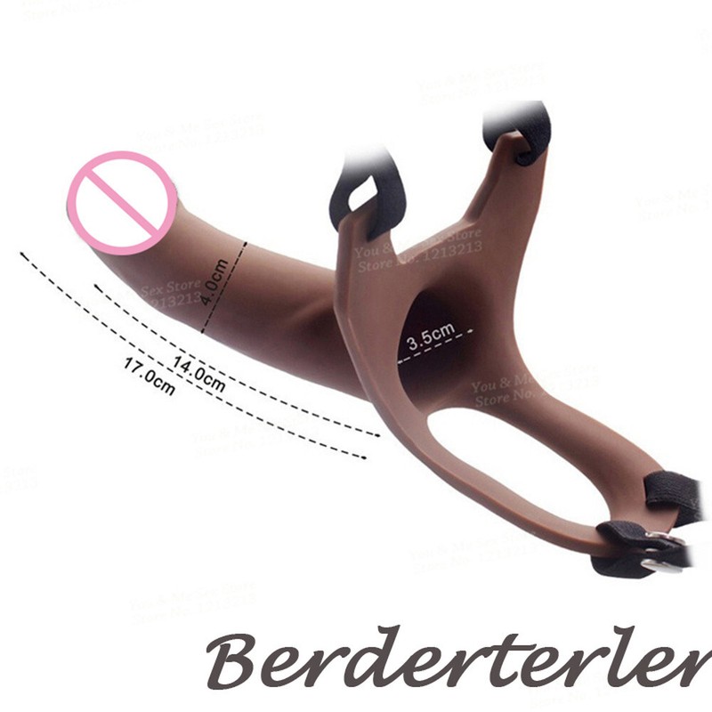 Wireless Remote Hollow Strapon Dildo Vibrator 10 Speeds Penis Strap on Sex Toys gallery