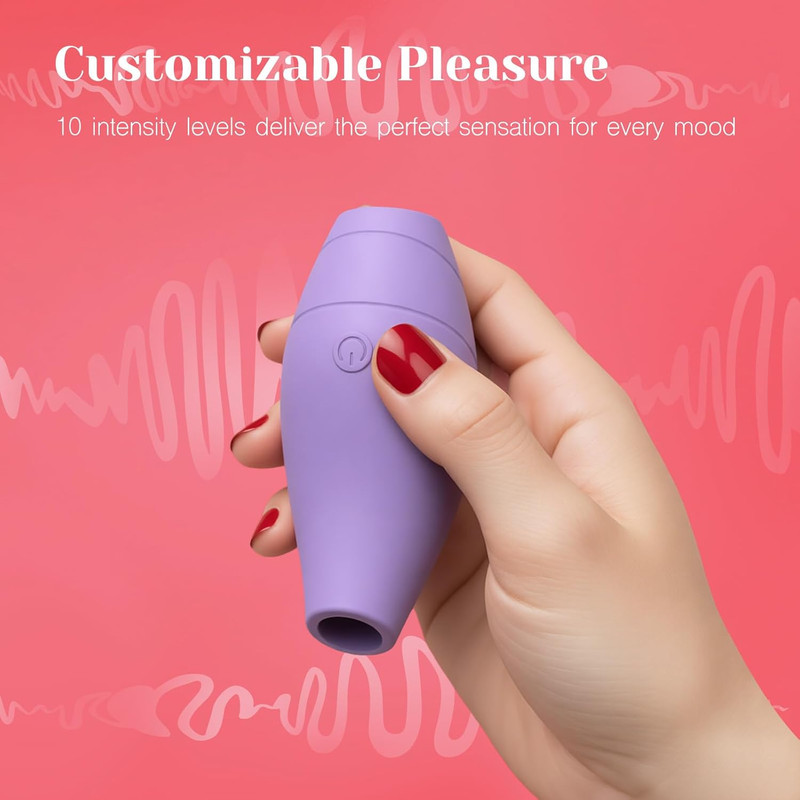 Vibrator Sex Toys, Palm Sucking Vibrators for Clit Nipple Stimulation, Adult Sex gallery
