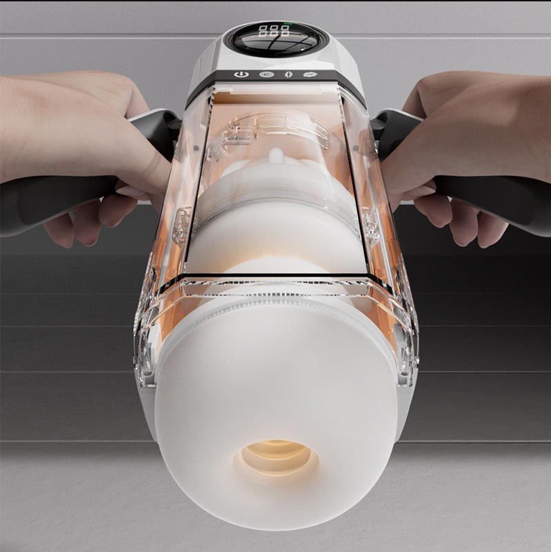 Automatic Masturbaters Thrusting Suction Squeeze Vibration Stroker Men Sex Toy gallery