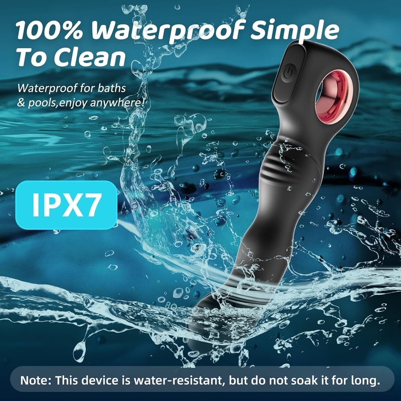 P-spot Prostate Massager Anal Vibe Vibrator Stimulator Butt Plug Sex-toy for Men gallery