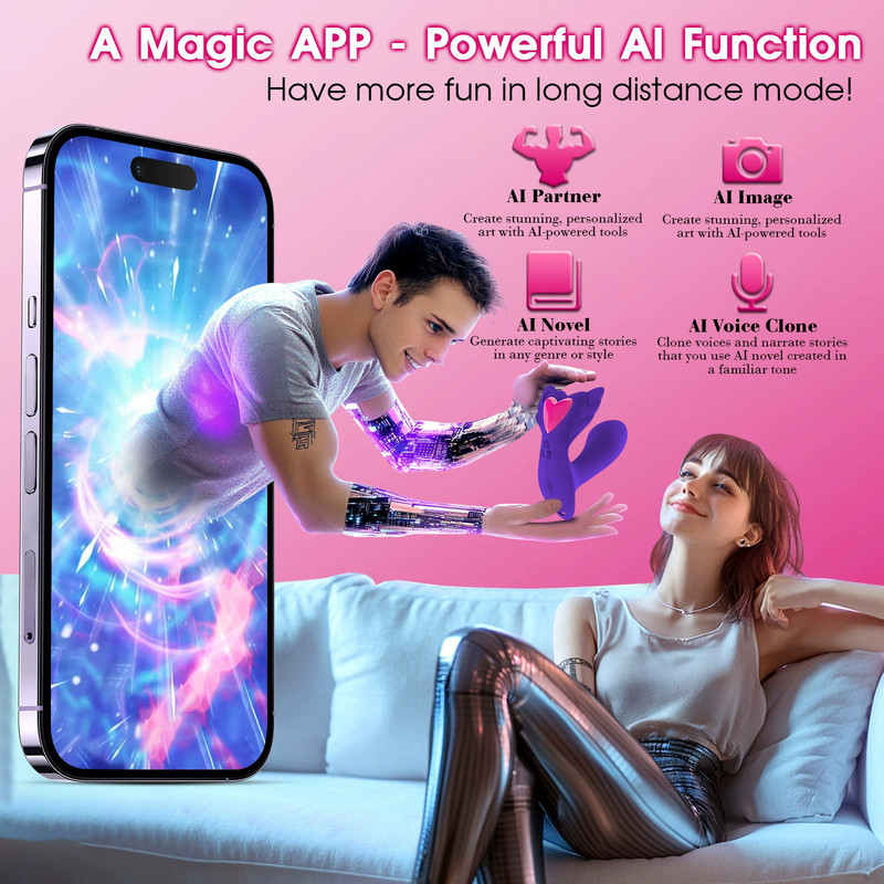 Panty Wearable Vibrator with Insert Dildo G Spot Butterfly Vibrators Sex Toys US gallery