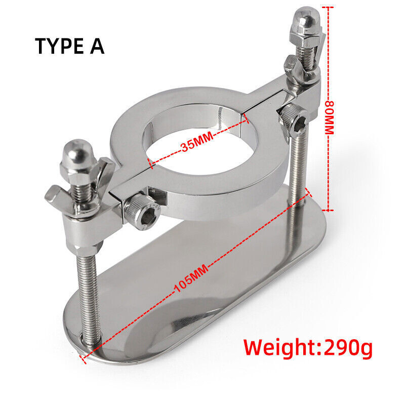 Stainless Steel Spike Ball Stretcher Bondage CBT Ball Crusher For Penis Clamp
