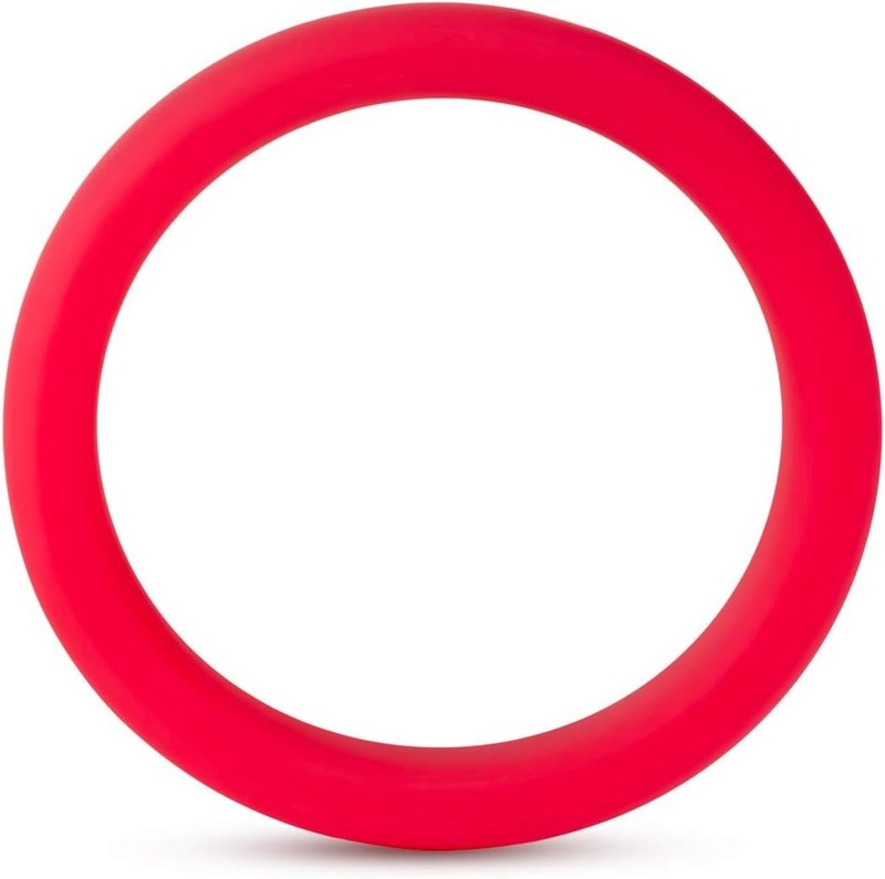 Performance Silicone Pro Cock Ring 1.5 Inch Width Red Soft Pliable Design gallery