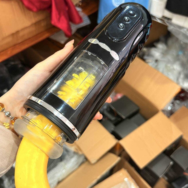 Male Masturbaters Automatic HandsFree Rotating Cup Thrusting Stroker Men Sex Toy gallery
