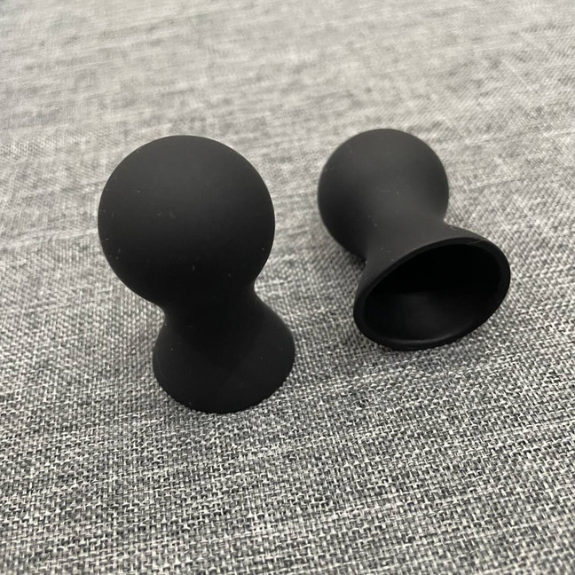 Black Silicone Nipple Sucker Cup Breast Massager Clitoris Stimulator No Vibrator gallery