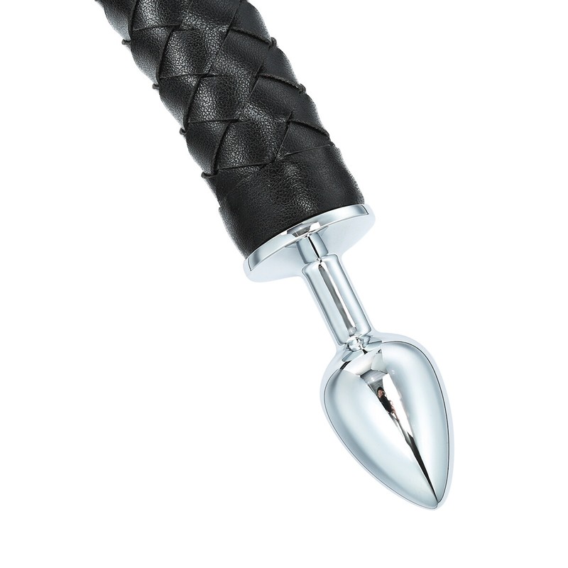 Tail Anal Butt Plug Long Devil Whip Spanking Torture Slave Cosplay BDSM Bondage gallery