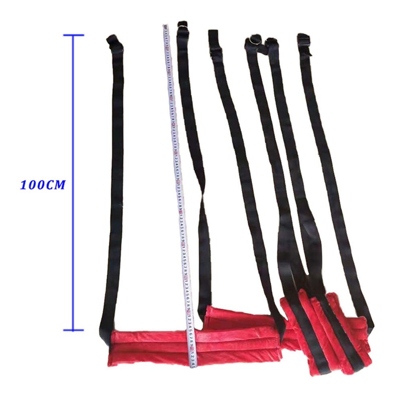 Sex Swing Door Hanging Metal Hand Cuffs Restraint Straps Adult Couple Game BDSM# gallery