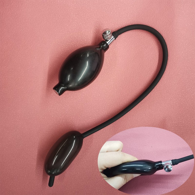 Male Inflatable Penis Plug Sounding Urethra Stimulate Cock Massager Sex Toys Men gallery