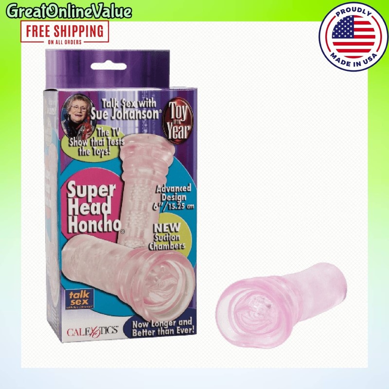 Sue Johanson Super Head Honcho Male Masturbator Sleeve Pussy Sex Toy Stroker