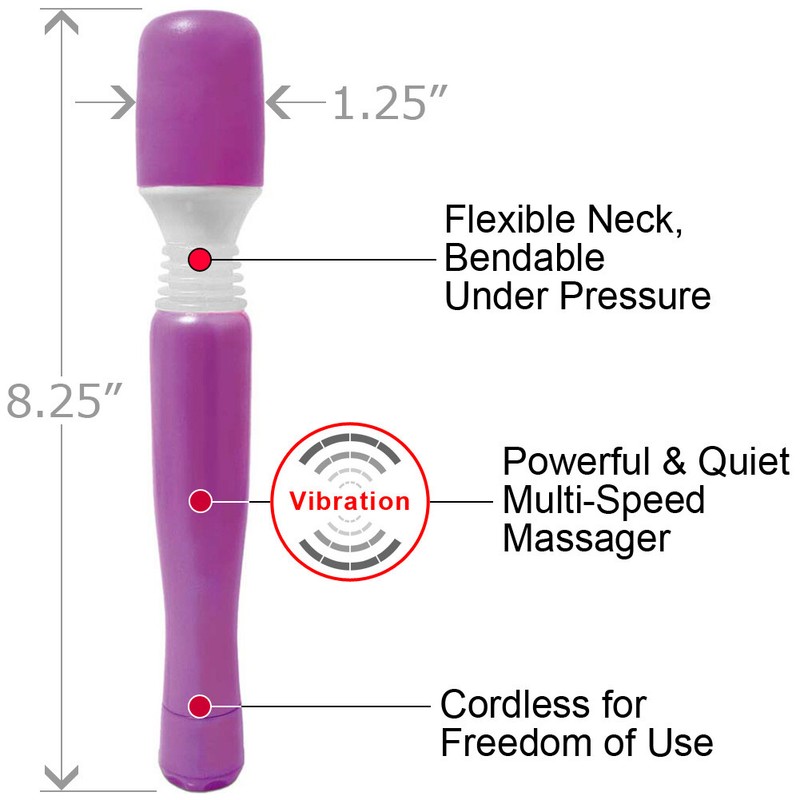 Intimate Massager For Women Vibrating Cordless Wand Vibrator Clitoral WATERPROOF