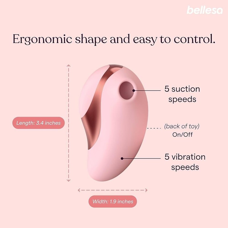 Bellesa Pebble Suction Vibrator gallery