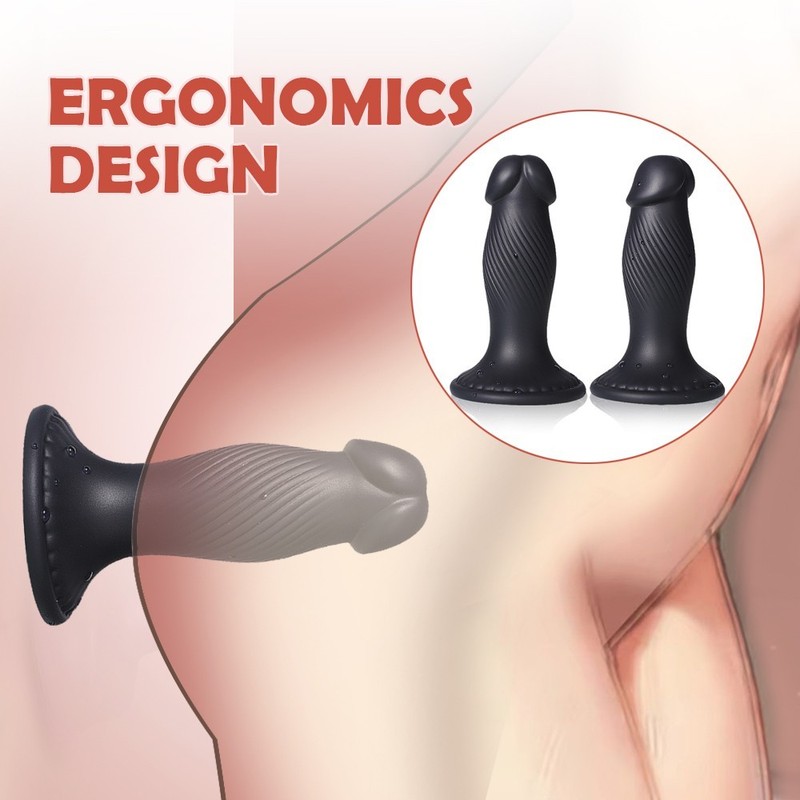 4 Inch Realistic-Small-Beginner-Penis-Anal-Dildo-Sex-Cock-Prostate-Butt Plug-Toy