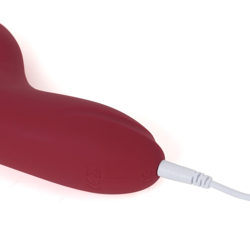 G Spot Rabbit Vibrator with Heating Function and Bunny Ears Dildo Women Sex Toy gallery