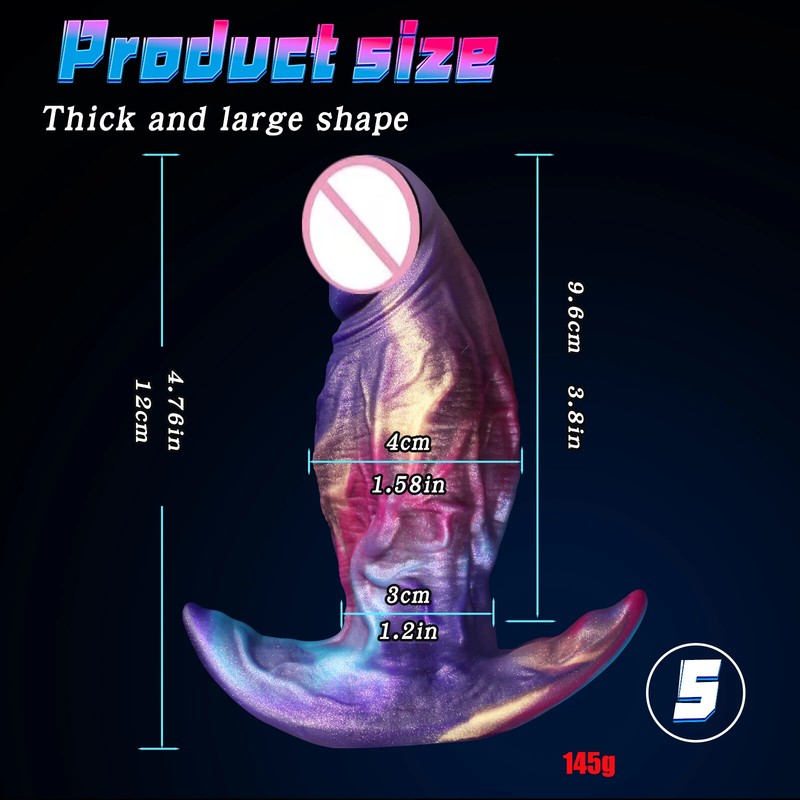 New Development Big Butt Plug Wearable Anal Plug Silicone Dildo Sex Toys for Men