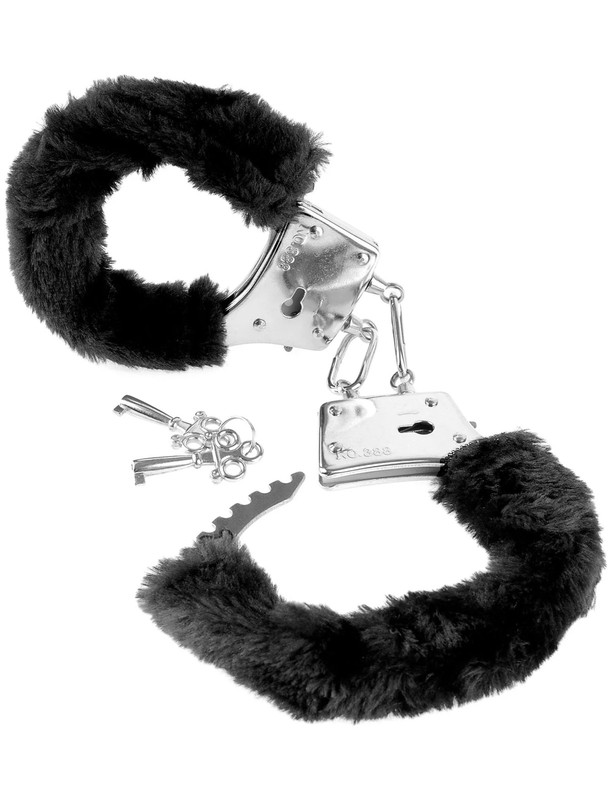Fetish Fantasy Series Beginner's Furry Cuffs – Black