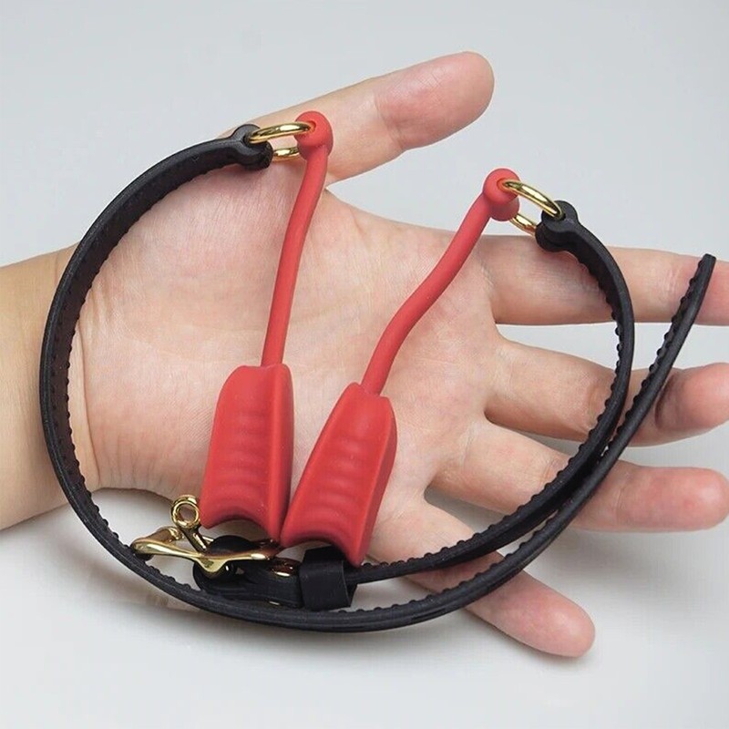 Silicone Lips O-Ring Mouth Gag With Head Harness Open Oral Fixation BDSM Bondage gallery