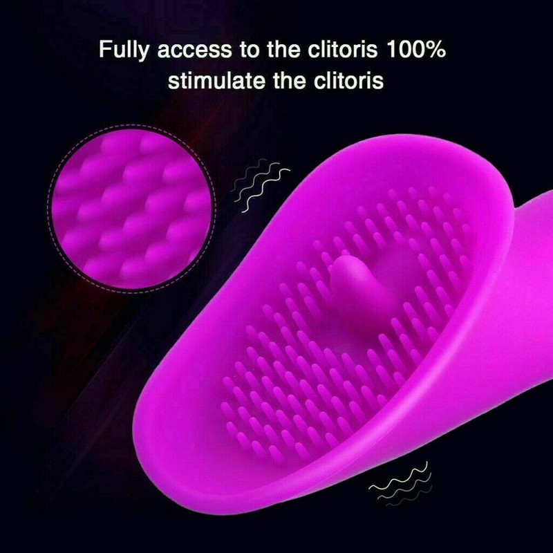 For Women Tongue Clit Vibrator G-Spot Oral Clitoris Nipples Massager Sex Toys gallery