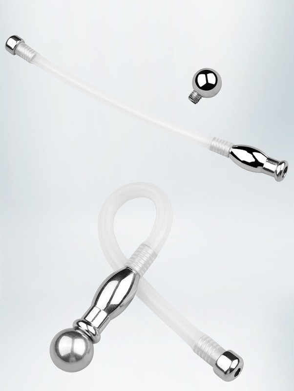 Silicone Urethral Dick Trainer Stainless Plug Stretcher Dilator Enhancer BDSM gallery