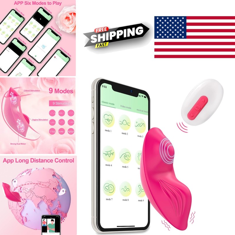 Compact Panty Vibrator with App Control and Ergonomic Design for Discreet Use