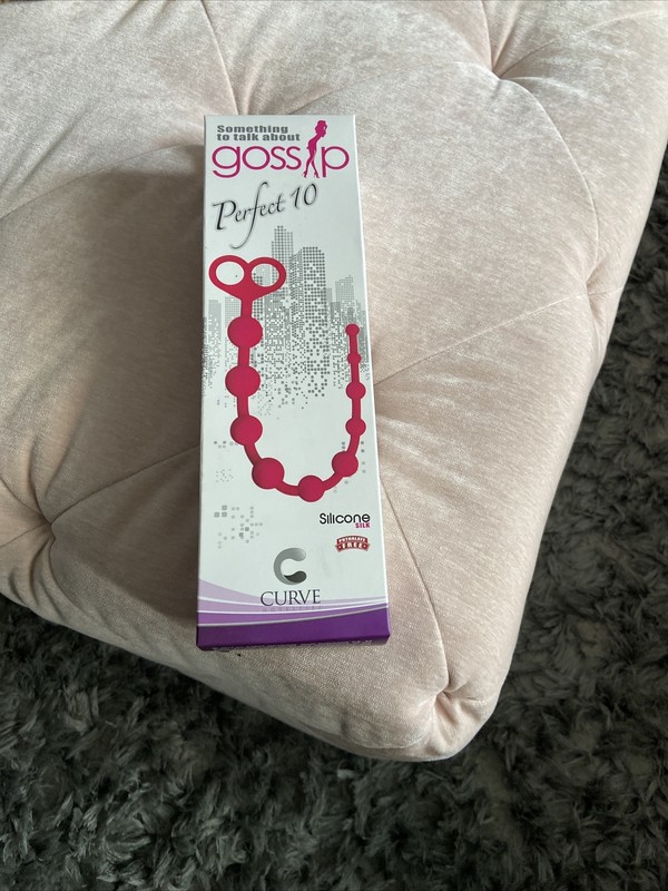 Curve Toys Gossip Perfect 10 Silicone Anal Beads Butt Sex Toy –