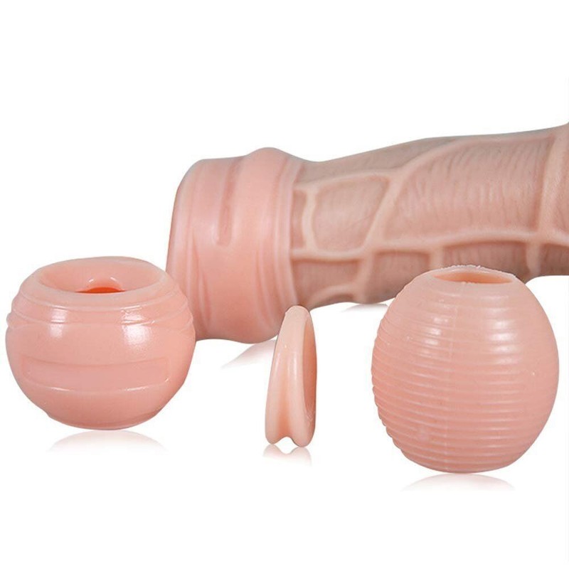 3pcs Set Silicone Cock Ring Penis Sleeve Enhancer Stay Harder Sex Toy For Men gallery