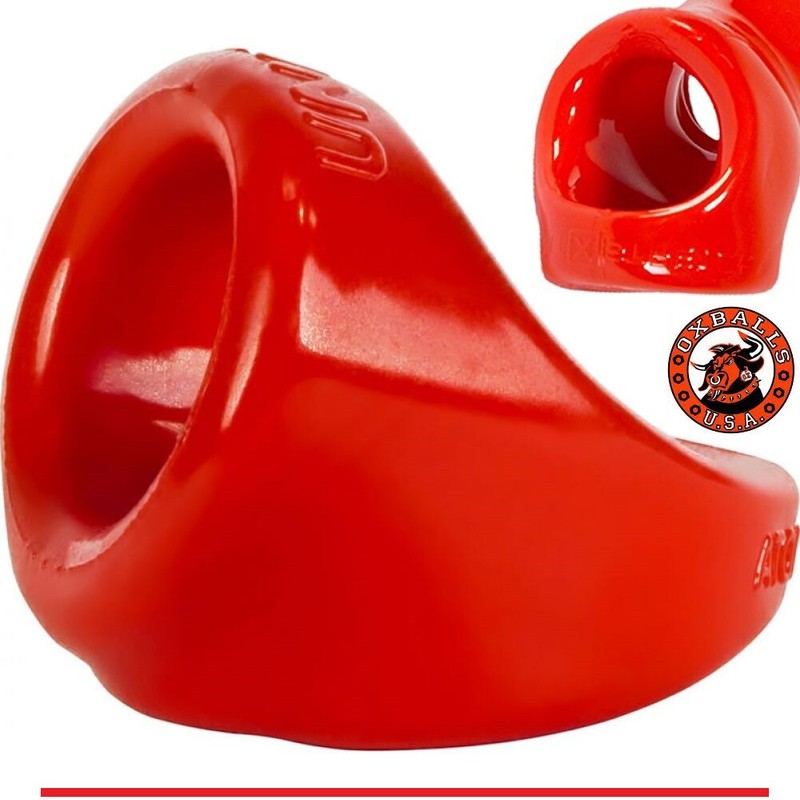 Oxballs Atomic Jock Unit X Stretch Sports Sling Cock Ring Ball Stretcher – Red