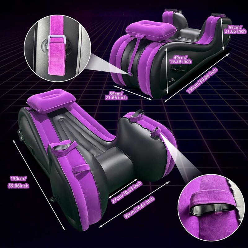 Sex Sofa, Automatic Inflatable Sex Chair for G Spot Position, Sex Furniture f... gallery
