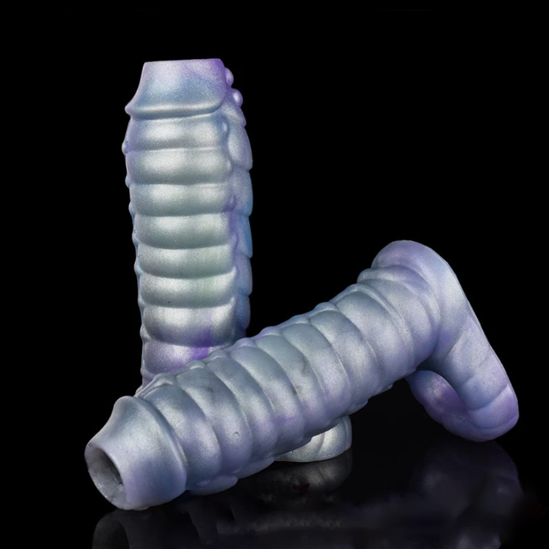 Soft Dragon Penis Sleeve Lightweight Wearable Hollow Dildo Cock Extender Sex Toy