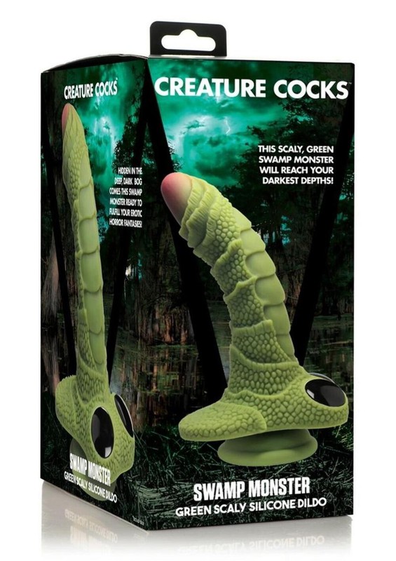 Creature Cocks Swamp Monster Scaly Silicone Dildo gallery