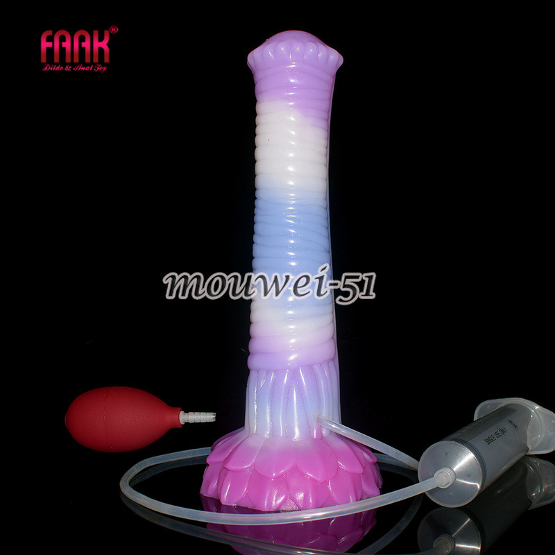 2022 Ejaculation Dildo Penis With Suction Cup Masturbator Syringe Squirting Toys gallery