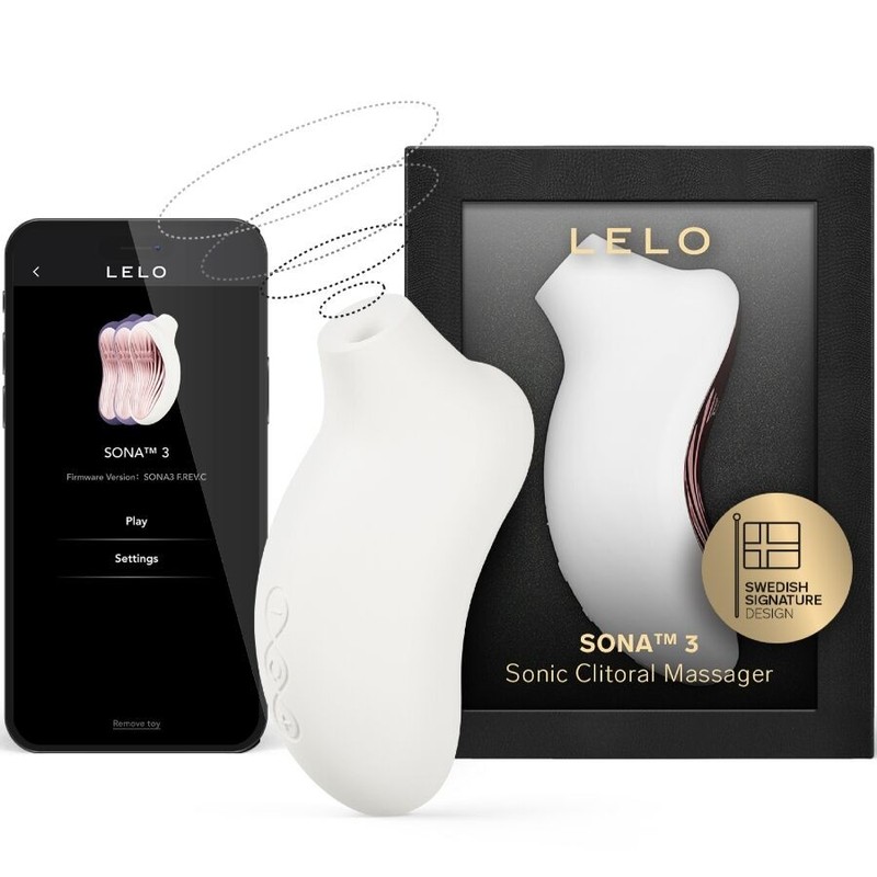 Lelo Sona 3 – White Silicone Sound Wave Clitoral Stimulator