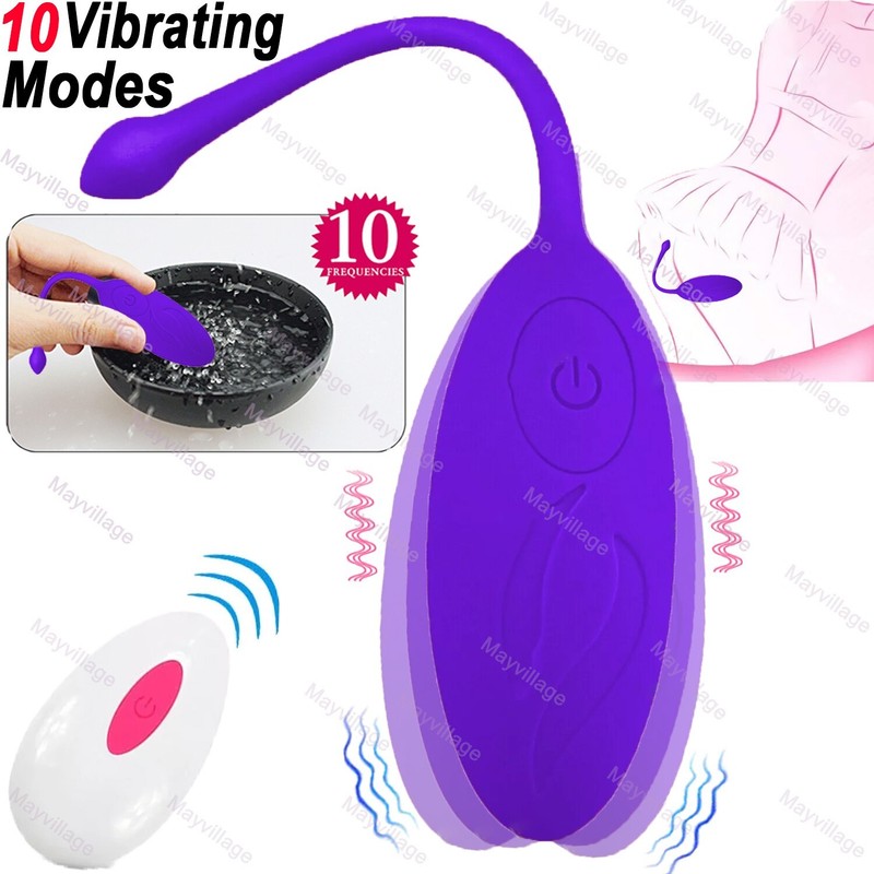 Wireless Remote Control Bullet Egg Vibrator G-Spot Dildo Adult Sex Toys Women