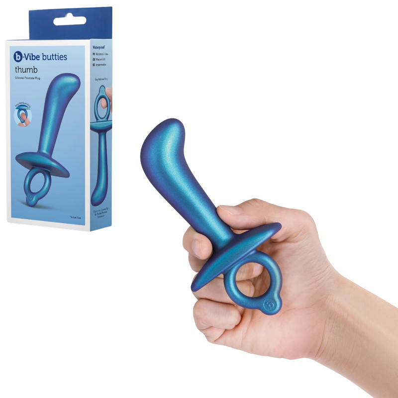 Curve Tip Silicone Ergonomic Prostate Plug Massager Anal Play Butt Plug Sex Toy