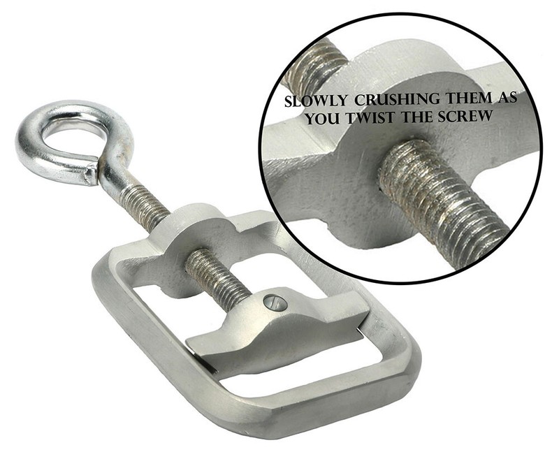 Steel Ball Crusher Fetish Couples Toy CBT BDSM Bondage Sex Toys for Men