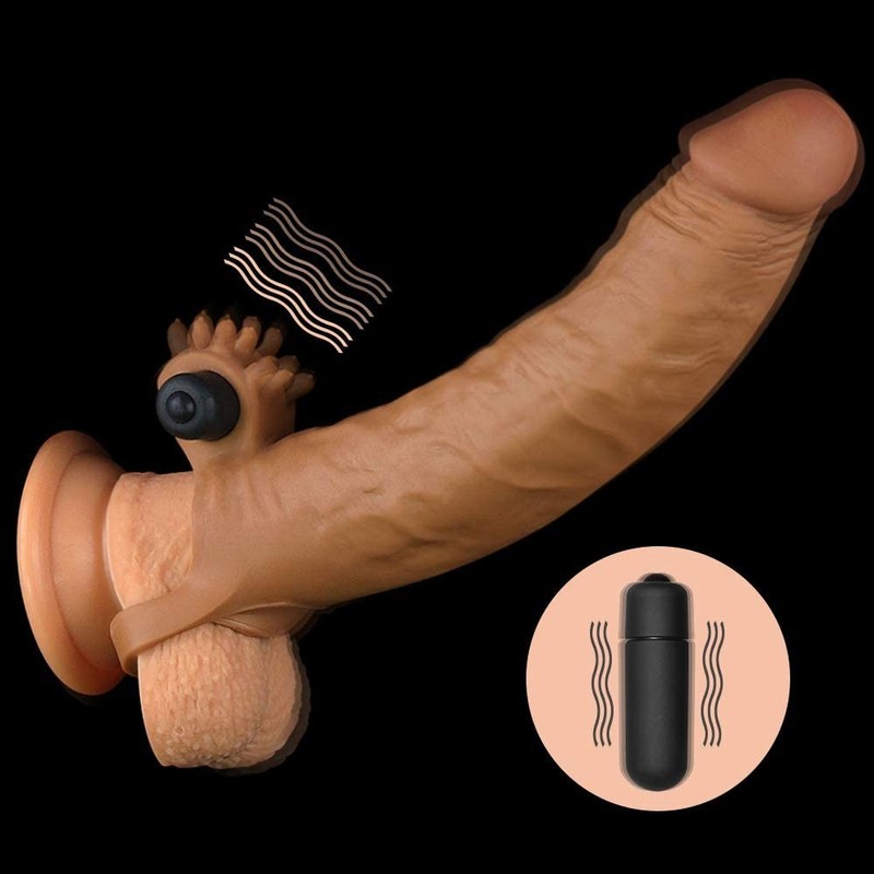 Male Cock-Girth-Enlarger-Enhancer-Penis-Extension-Extender-Sheath-Sleeve-Men Big