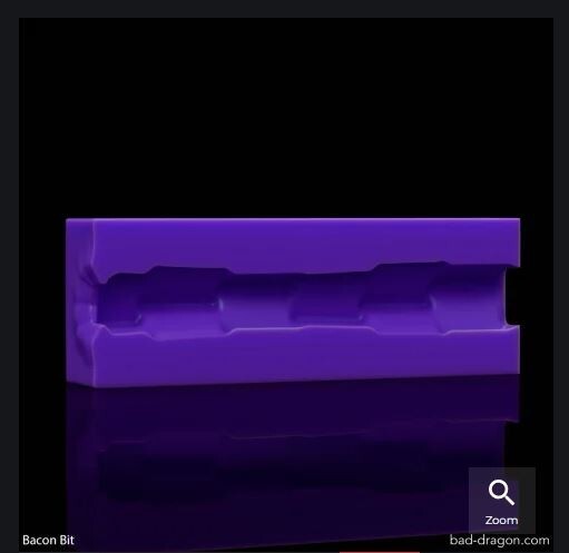 NEW Bad Dragon BACON BIT Fantasy Silicone Stroker Toy UV Masturbation Sleeve gallery