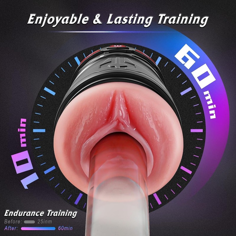 Discreet Male Masturbator with Lifelike Inner Sleeve for Immersive Experience gallery