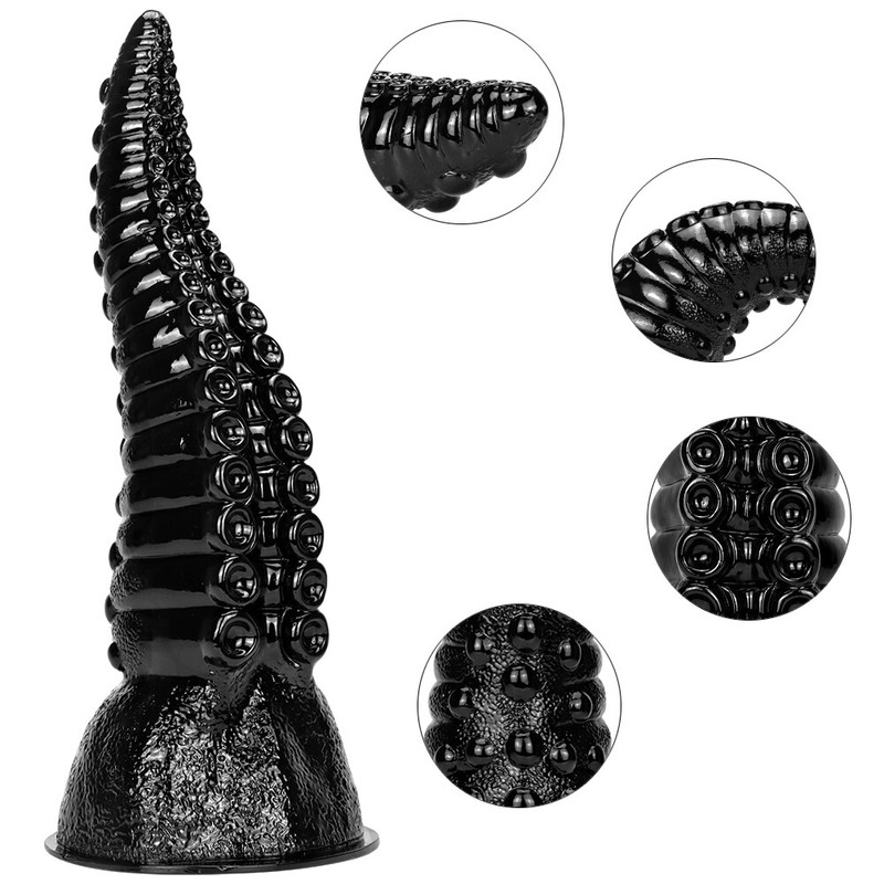 14" inch Huge Dildo Suction Cup Anal Vagina Black Big Dong Sex Toys For Women gallery