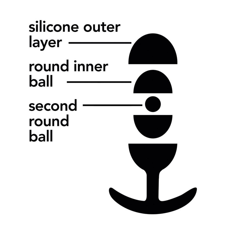 Silicone Wearable Hollow Anal Beads Butt Plug with Vibrating Weight Anal Trainer gallery