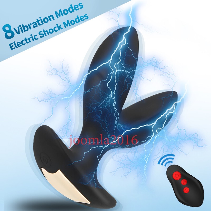 Anal Vibrator with Penis Ring Prostate Massager Remote Control Sex Toys For Men