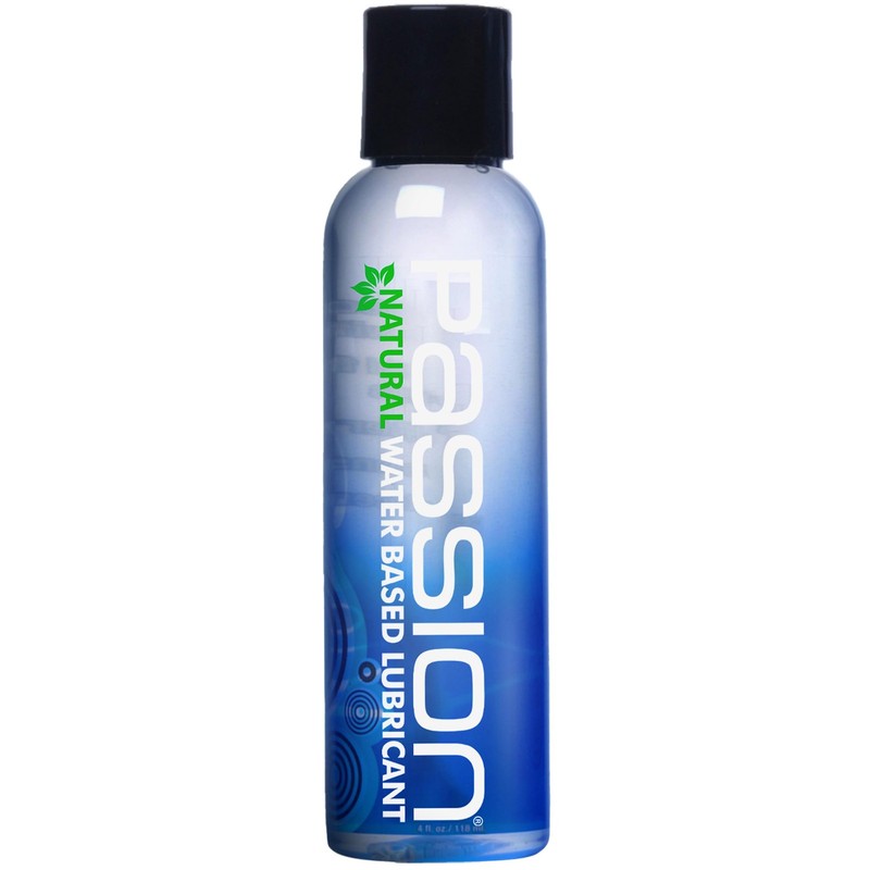 Passion Lube Natural Water-Based Personal Lubricant, 4 Fl Oz – Premium,
