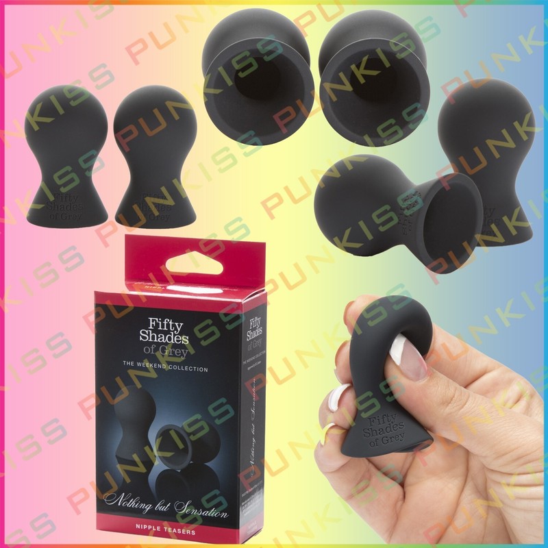 Fifty Shades of Grey Nipple Pump Puller Suckers💋Erection Enlarger Suction Toy