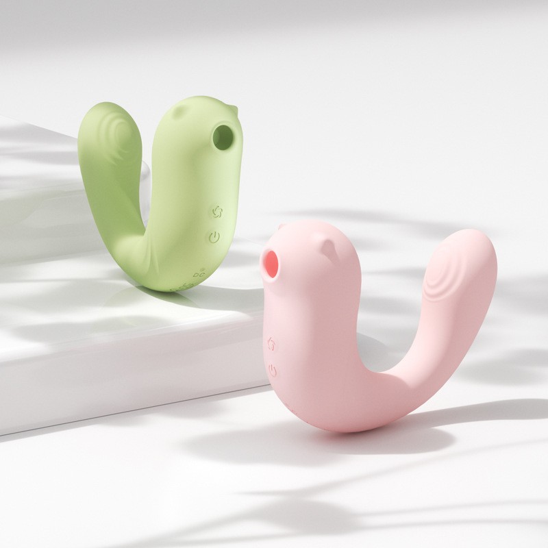 App Control G-spot Clitoral Suction Vibrator Dual Motors Auto Heating Dildo gallery