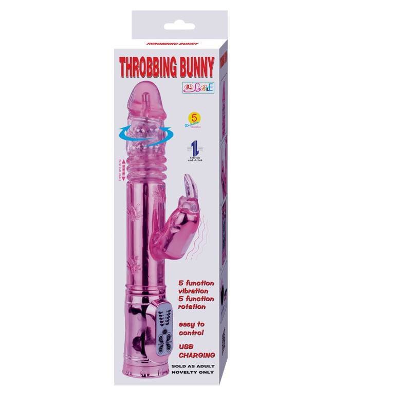 Dance – Throbbing Bunny Rabbit Vibrator with Pink Rotation
