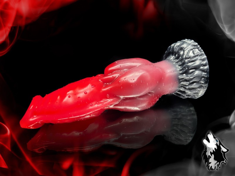 Knotted Werewolf Jacob Dildo Huge Adult Sex Toy, Bad Dragon like, Handmade USA