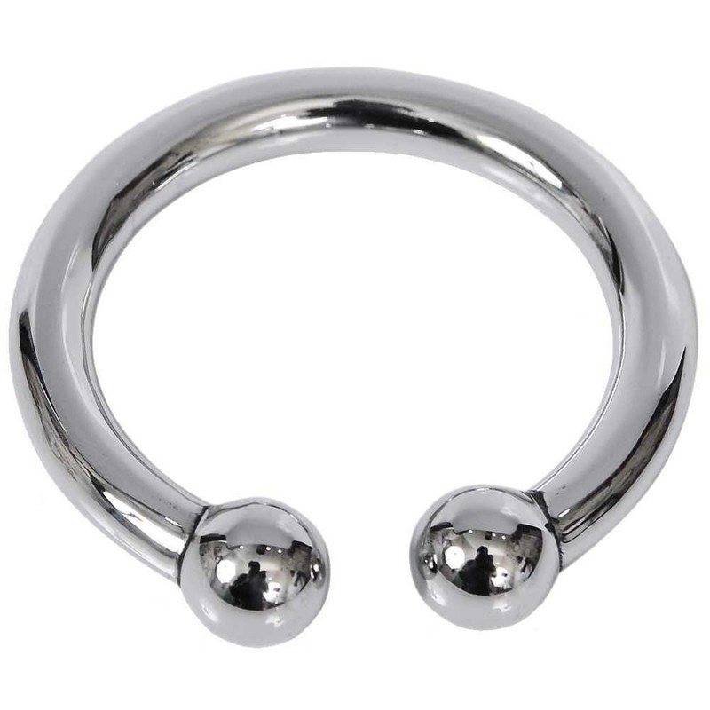 Horseshoe Head Ring For Men, 316L Surgical Steel 6mm Thickness G - Ring gallery