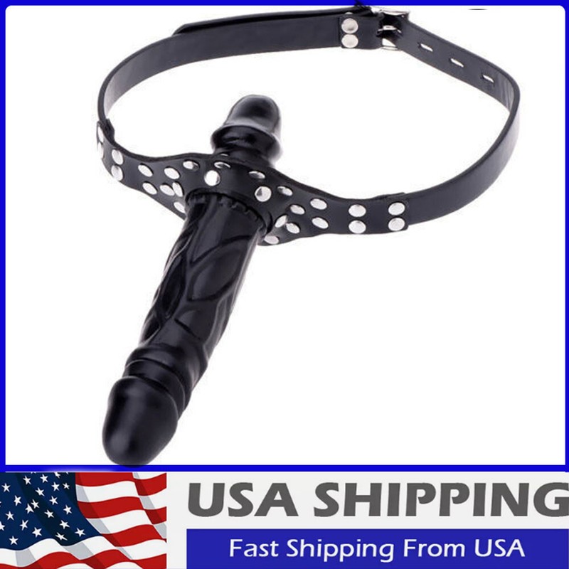 Adult Couples Sex Toys Open Mouth Ball Gag Dildo Fixation Plug Harness Stuffed