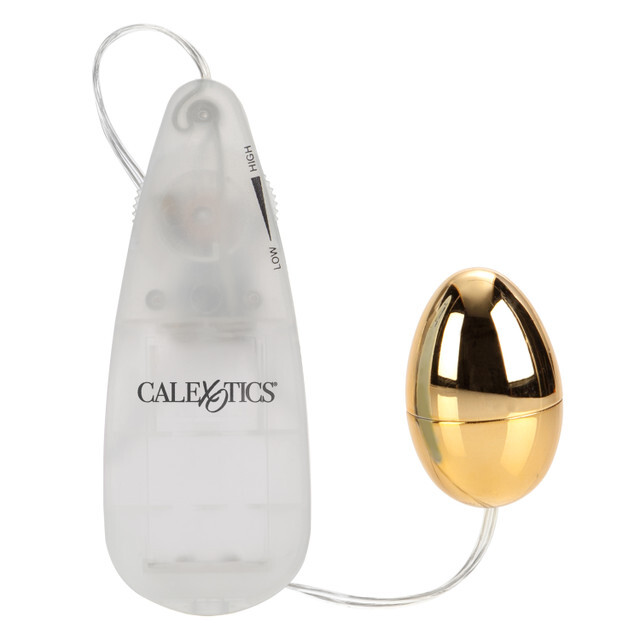 Pocket Exotics Vibrating Gold Egg Vibrator multi-speed Stimulator Vibe Sex Toy