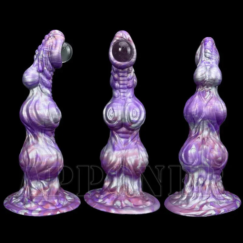Huge Silicone Alien Dildo Thick Anal Dildos with 3XLR for Sex Machine Sex Toys gallery