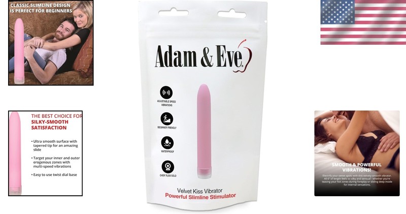 Velvet Kiss Vibrator 6 Inch Slimline Waterproof Multi Speed for G Spot Clitoral gallery